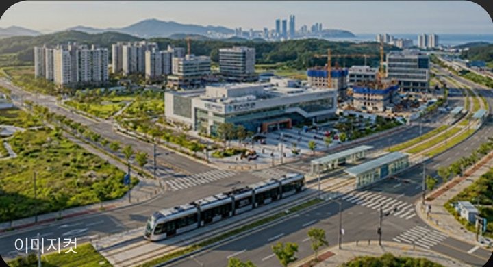 동부산 장안지구 개발 전경
